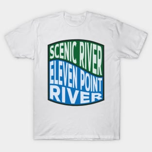 Eleven Point River Scenic River wave T-Shirt